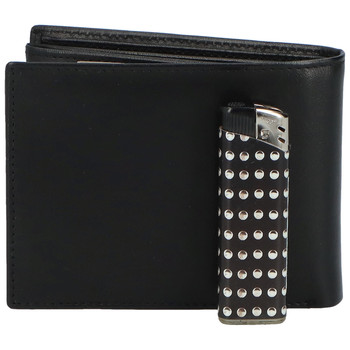 Pánska kožená peňaženka čierna - Tomas Ivanou
