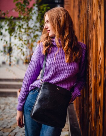 Dámska crossbody kabelka čierna - Vuch Lorca