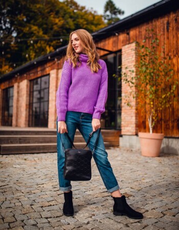 Dámska crossbody kabelka čierna - Vuch Lorca