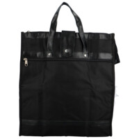 Veľká moderná nákupná taška čierna - SendiDesign Elastic