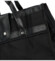 Veľká moderná nákupná taška čierna - SendiDesign Elastic