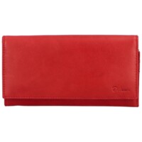 Dámska kožená peňaženka červená - Delami Grentta