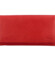 Dámska kožená peňaženka červená - Delami Grentta