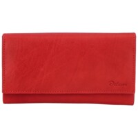 Dámska kožená peňaženka červená - Delami Otilia