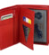 Pánska kožená peňaženka červená - Delami 8702