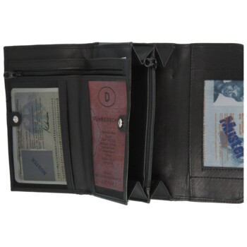 Kožená peňaženka čierna - Delami Esperanza
