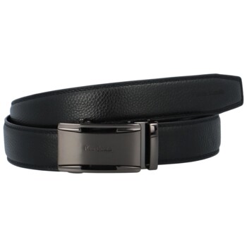 Pánsky kožený opasok čierny - Pierre Cardin HY01