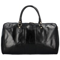 Luxusná kožená cestovná taška čierna - Delami Jorger