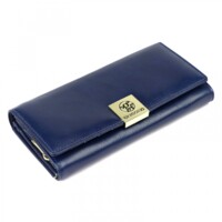 Dámska kožená peňaženka modrá - Gregorio Eleonora