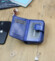 Dámska kožená malá peňaženka modrá - Gregorio Manuella