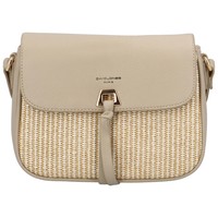 Dámska crossbody kabelka béžová - David Jones Flou