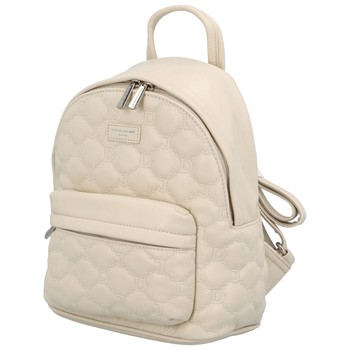 Dámsky mestský batoh svetlobéžový - David Jones Uniqum