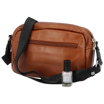 Dámska crossbody kabelka svetlohnedá - David Jones Karill