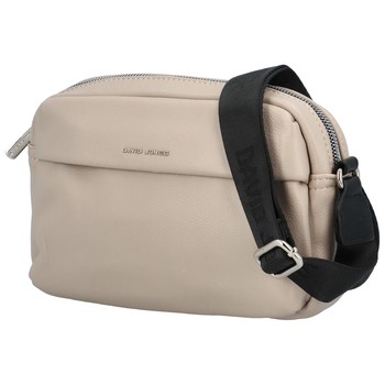 Dámska crossbody kabelka béžová - David Jones Karill