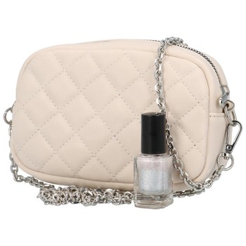 Dámska crossbody kabelka svetlobéžová - David Jones Audrey