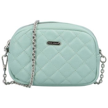 Dámska crossbody kabelka mentolovo zelená - David Jones Audrey