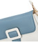 Dámska kabelka cez plece bielo modrá - DIANA & CO Kombes