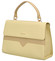 Dámska kabelka do ruky svetložltá - DIANA & CO Perforny