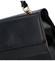 Dámska kabelka do ruky čierna - DIANA & CO Perforny