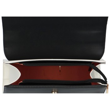 Dámska kabelka do ruky biela - DIANA & CO Perforny