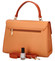 Dámska kabelka do ruky marhuľovo oranžová - DIANA & CO Perforny