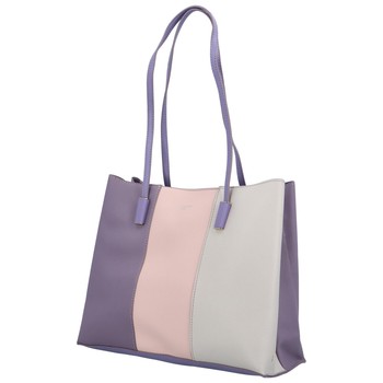 Dámska kabelka cez plece fialová - David Jones Selfy