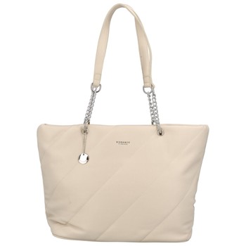 Dámska kabelka cez plece béžová - DIANA & CO Glandys