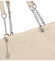 Dámska kabelka cez plece béžová - DIANA & CO Glandys