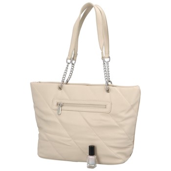 Dámska kabelka cez plece béžová - DIANA & CO Glandys
