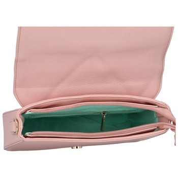 Dámska crossbody kabelka svetloružová - DIANA & CO Bleneded