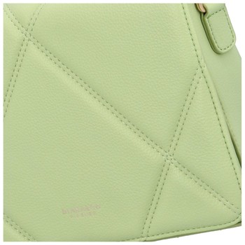 Dámska crossbody kabelka svetlozelená - DIANA & CO Bleneded