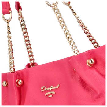 Dámska kabelka cez plece fuchsiová - David Jones Konteer