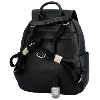 Dámsky batoh kabelka čierny - Maria C Otoros