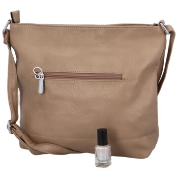 Dámska crossbody kabelka béžová - Coveri Capris