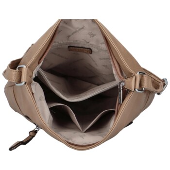 Dámska crossbody kabelka béžová - Coveri Capris