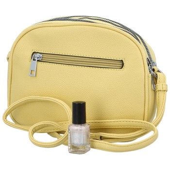 Dámska crossbody kabelka svetlo žltá - Maria C Vilena