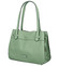 Dámska kabelka cez plece sivozelená - David Jones Afra