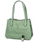 Dámska kabelka cez plece sivozelená - David Jones Afra