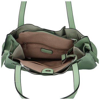 Dámska kabelka cez plece sivozelená - David Jones Afra