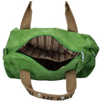 Dámska cestovná taška zelená - MaxFly Lora