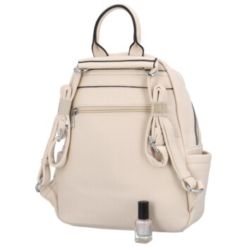 Dámsky mestský batoh kabelka béžový - Maria C Intro