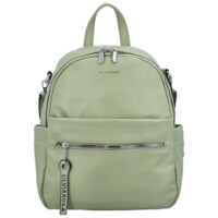 Dámsky batoh kabelka bledo zelený - Silvia Rosa Perfekto