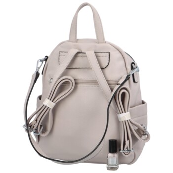 Dámsky batoh kabelka svetlo šedý - Silvia Rosa Perfekto