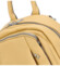 Dámsky mestský batoh kabelka pastelovo žltý - Maria C Intro