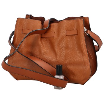 Dámska crossbody kabelka svetlohnedá - David Jones Afras