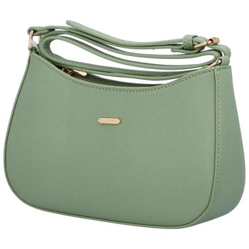 Dámska crossbody kabelka saffiano bledo zelená - David Jones Boaty