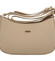 Dámska crossbody kabelka saffiano tmavobéžová - David Jones Boaty