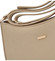 Dámska crossbody kabelka saffiano tmavobéžová - David Jones Boaty