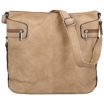 Dámska crossbody kabelka tmavo béžová - Mahel Serena