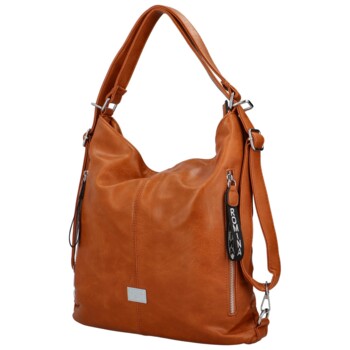 Dámska kabelka cez plece svetlohnedá - Romina Fila